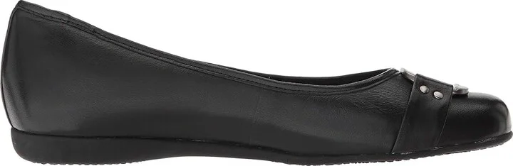Trotters Sizzle Signature Women's Flat Shoes Black Soft Burnished Leather : 11 SS (4A) - Image 8