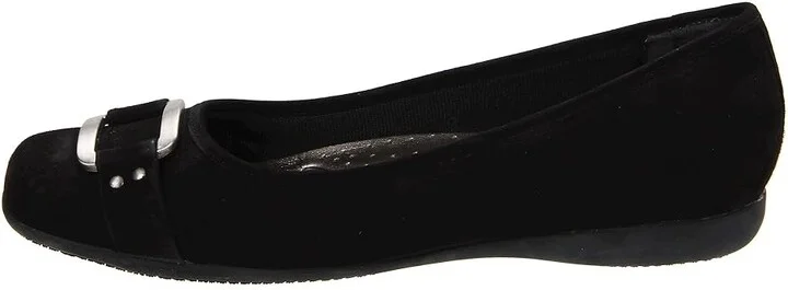 Trotters Sizzle Signature Women's Flat Shoes Black Suede : 7 N (AA) - Image 7