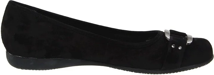 Trotters Sizzle Signature Women's Flat Shoes Black Suede : 7 N (AA) - Image 8