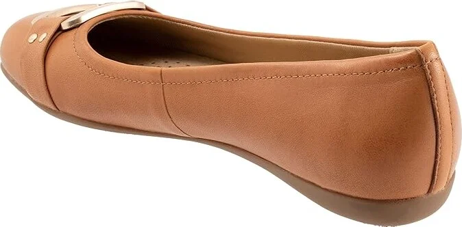 Trotters Sizzle Signature Women's Flat Shoes Luggage : 6 WW (EE) - Image 4