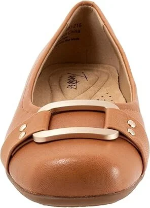 Trotters Sizzle Signature Women's Flat Shoes Luggage : 6 WW (EE) - Image 5