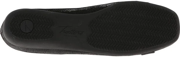 Trotters Sizzle Women's Dress Flat Shoes Black Patent Suede Lizard Leather : 6.5 N (AA), Patent Leather - Image 4