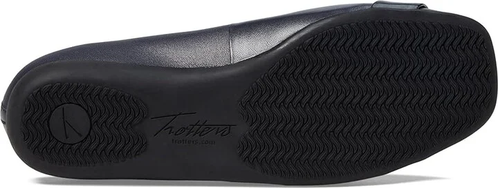 Trotters Sizzle Women's Dress Flat Shoes Navy Smooth : 10.5 N (AA), Leather - Image 3