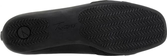 Trotters Stella Women's Flat Shoes Black : 6 W (D) - Image 3