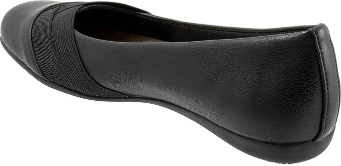 Trotters Stella Women's Flat Shoes Black : 6 W (D) - Image 4