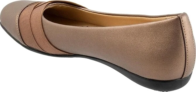 Trotters Stella Women's Flat Shoes Bronze : 12 N (AA) - Image 4