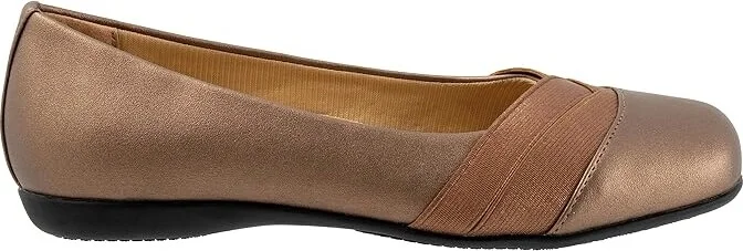 Trotters Stella Women's Flat Shoes Bronze : 12 N (AA) - Image 6