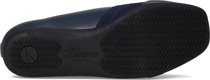 Trotters Stella Women's Flat Shoes Navy : 12 W (D) - Image 3