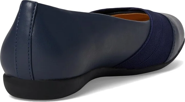 Trotters Stella Women's Flat Shoes Navy : 12 W (D) - Image 4