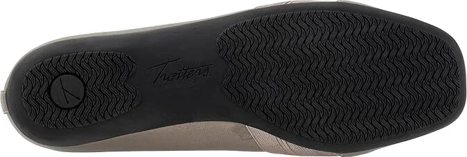 Trotters Stella Women's Flat Shoes Pewter : 9 WW (EE) - Image 3