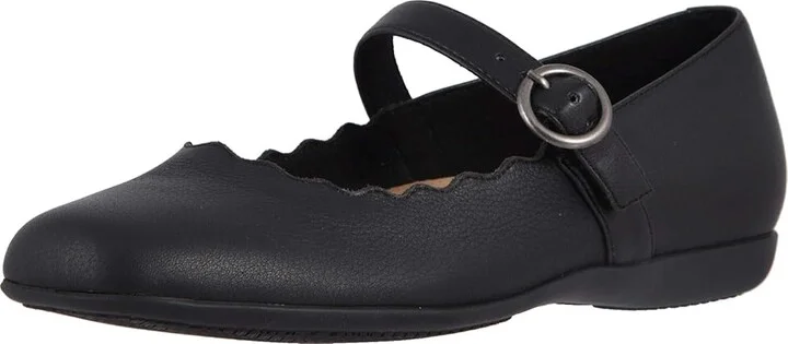 Trotters Sugar Women's Flat Shoes Black : 8 N (AA), Leather - Image 2