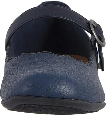 Trotters Sugar Women's Flat Shoes Navy : 9.5 N (AA), Leather - Image 6