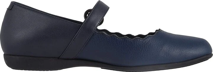 Trotters Sugar Women's Flat Shoes Navy : 9.5 N (AA), Leather - Image 8