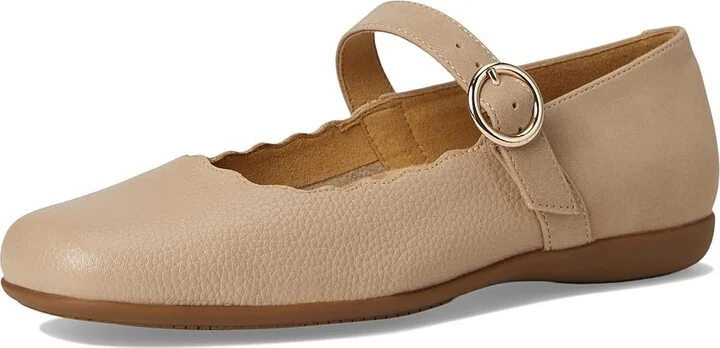 Trotters Sugar Women's Flat Shoes Nude : 5.5 M (B), Full Grain leather - Image 5