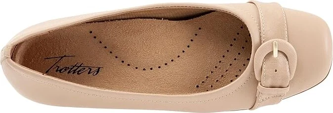 Trotters Sylvia Women's Shoes Nude : 7 M (B), Leather - Image 2