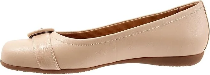 Trotters Sylvia Women's Shoes Nude : 7 M (B), Leather - Image 6