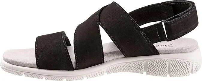 Trotters Tatia Women's Shoes Black Nubuck : 7 M (B), Suede - Image 6
