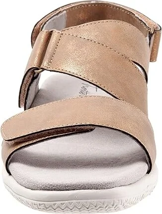 Trotters Tatia Women's Shoes Bronze Metallic : 11 W (D), Leather - Image 5