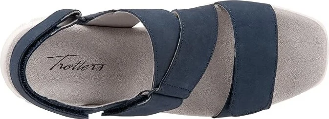 Trotters Tatia Women's Shoes Navy Nubuck : 11 M (B), Suede - Image 2