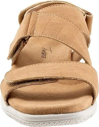 Trotters Tatia Women's Shoes Tan Croco : 9.5 W (D), Leather - Image 5