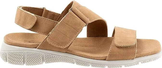 Trotters Tatia Women's Shoes Tan Croco : 9.5 W (D), Leather - Image 7