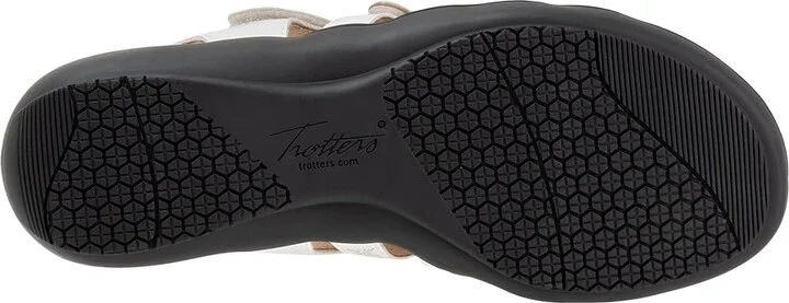 Trotters Tiki Laser Women's Sandals White : 9 M (B), Leather - Image 3