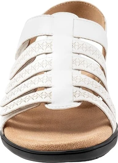 Trotters Tiki Laser Women's Sandals White : 9 M (B), Leather - Image 5