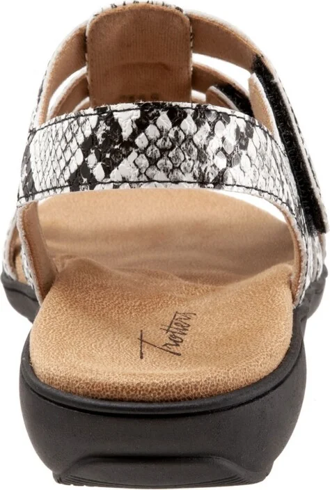 Trotters Tiki Sandal - Black/white - Image 6