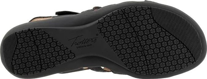 Trotters Tiki Tool Women's Sandals Black : 9.5 M (B), Leather - Image 3