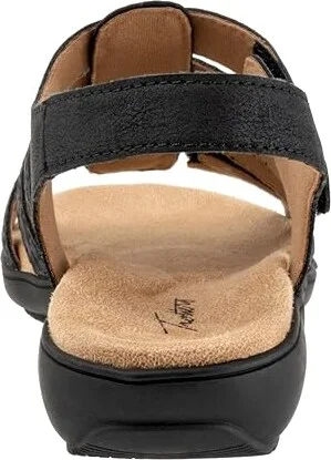 Trotters Tiki Tool Women's Sandals Black : 9.5 M (B), Leather - Image 4