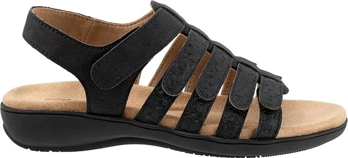 Trotters Tiki Tool Women's Sandals Black : 9.5 M (B), Leather - Image 6