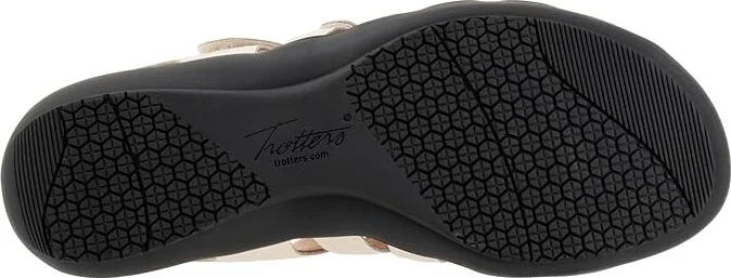 Trotters Tiki Tool Women's Sandals Ivory : 6.5 W (D), Leather - Image 3