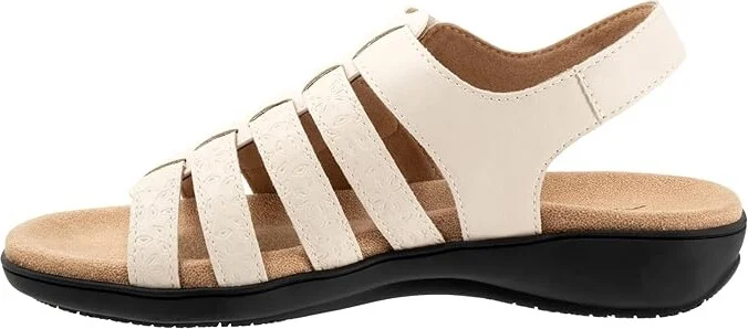 Trotters Tiki Tool Women's Sandals Ivory : 6.5 W (D), Leather - Image 5