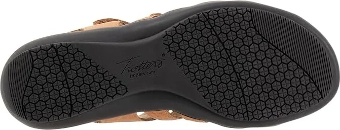 Trotters Tiki Tool Women's Sandals Tan : 10.5 W (D), Leather - Image 3