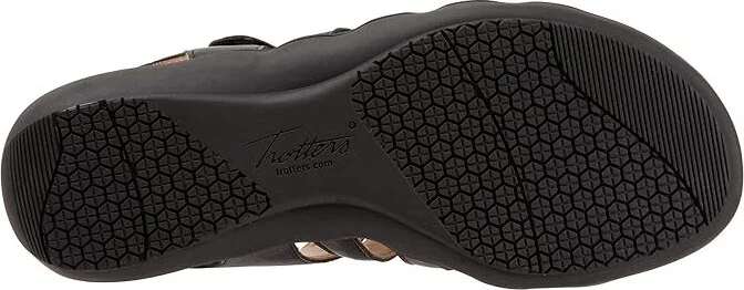 Trotters Tiki Women's Shoes Black : 5.5 M (B), Leather - Image 3