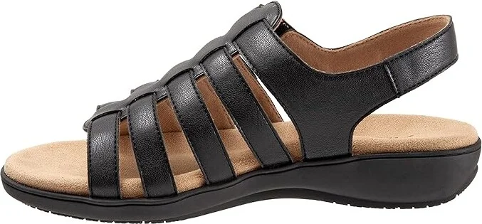 Trotters Tiki Women's Shoes Black : 5.5 M (B), Leather - Image 6