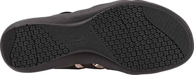 Trotters Tiki Women's Shoes Black Nubuck Leather : 10.5 N (AA), Suede/Leather - Image 3