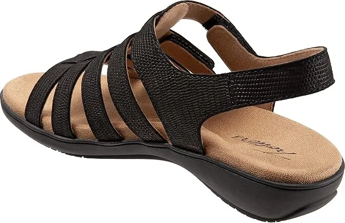 Trotters Tiki Women's Shoes Black Nubuck Leather : 10.5 N (AA), Suede/Leather - Image 6