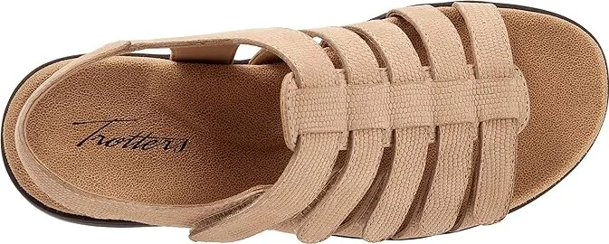 Trotters Tiki Women's Shoes Sand Nubuck Leather : 10.5 M (B), Suede/Leather - Image 2