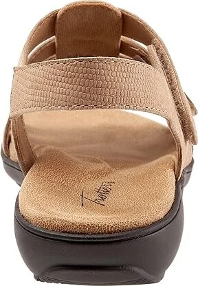 Trotters Tiki Women's Shoes Sand Nubuck Leather : 10.5 M (B), Suede/Leather - Image 4