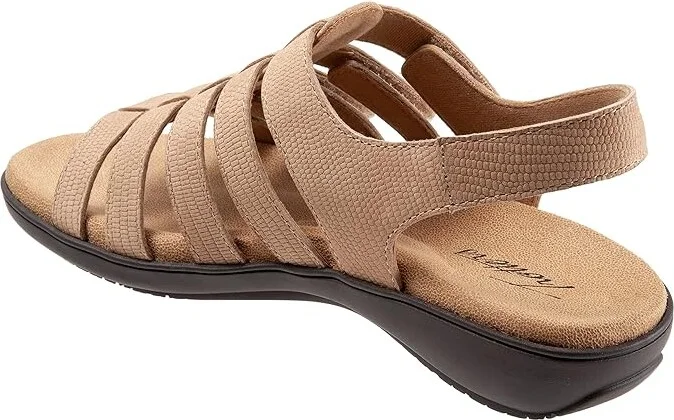 Trotters Tiki Women's Shoes Sand Nubuck Leather : 10.5 M (B), Suede/Leather - Image 6