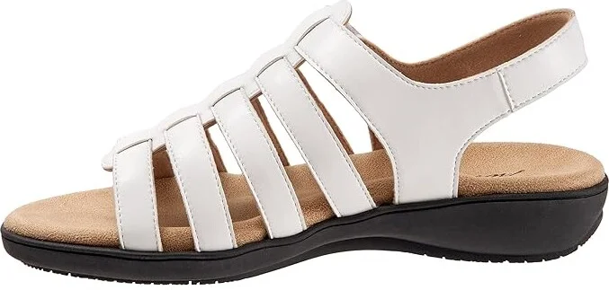 Trotters Tiki Women's Shoes White : 7 M (B), Leather - Image 6