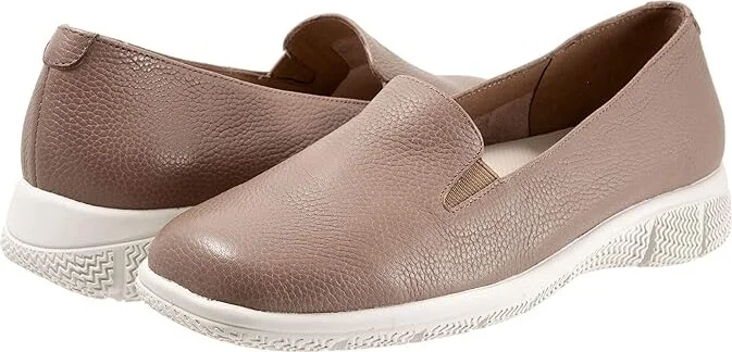Trotters Universal Women's Shoes Dark Taupe : 5 M (B), Leather
