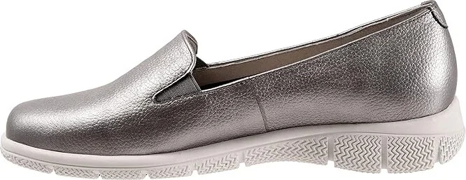 Trotters Universal Women's Shoes Pewter : 8 N (AA), Leather - Image 6