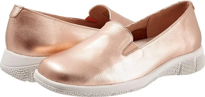 Trotters Universal Women's Shoes Rose Gold Metallic : 5 M (B), Leather