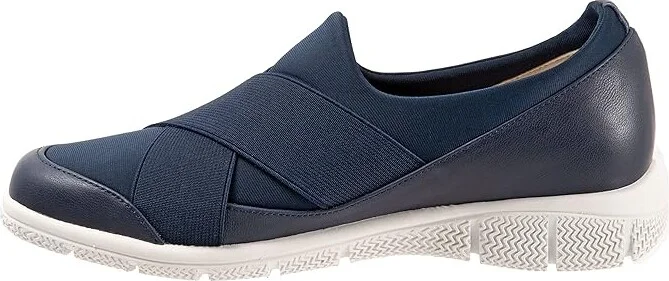 Trotters Urbana Women's Shoes Navy : 9.5 W (D), Leather - Image 6