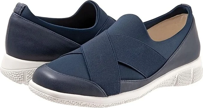 Trotters Urbana Women's Shoes Navy : 9.5 W (D), Leather
