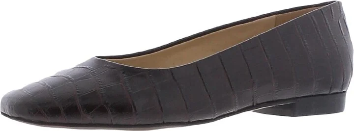 Dark Brown Croco Leather