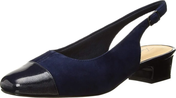 Navy Suede