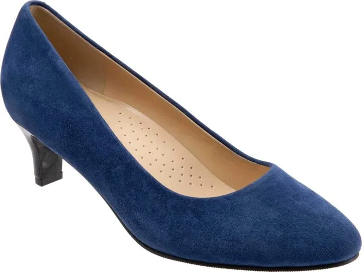 Navy Suede